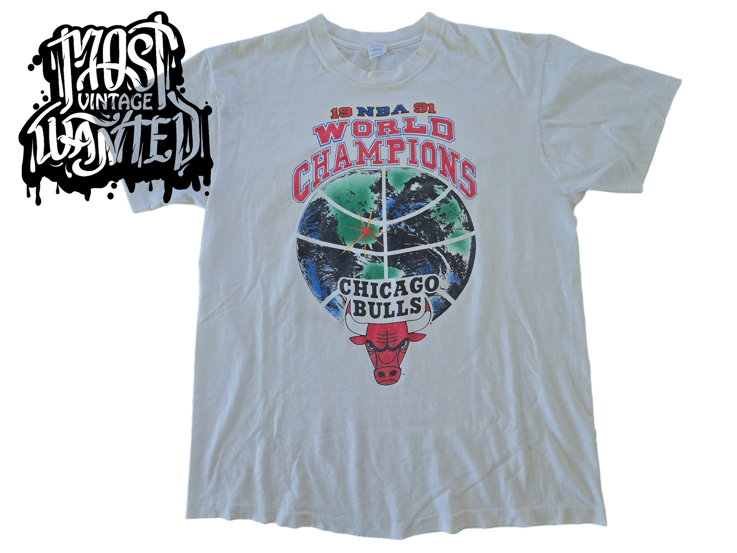 Vintage 1991 Chicago Bulls World Champions Graphic Shirt