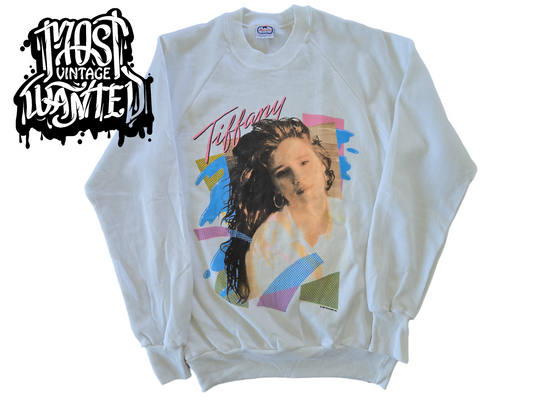 Vintage 1980s Tiffany Darwish Pop Singer Sweatshirt