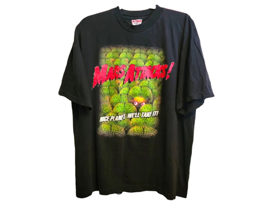 Vintage 1990s Mars Attacks Movie Promo Shirt