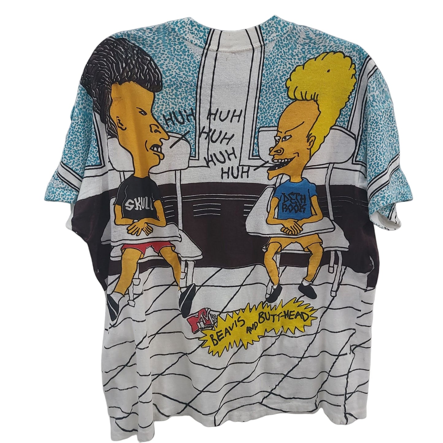 Vintage 1990s Beavis and Butthead MTV Fantasy AOP Shirt