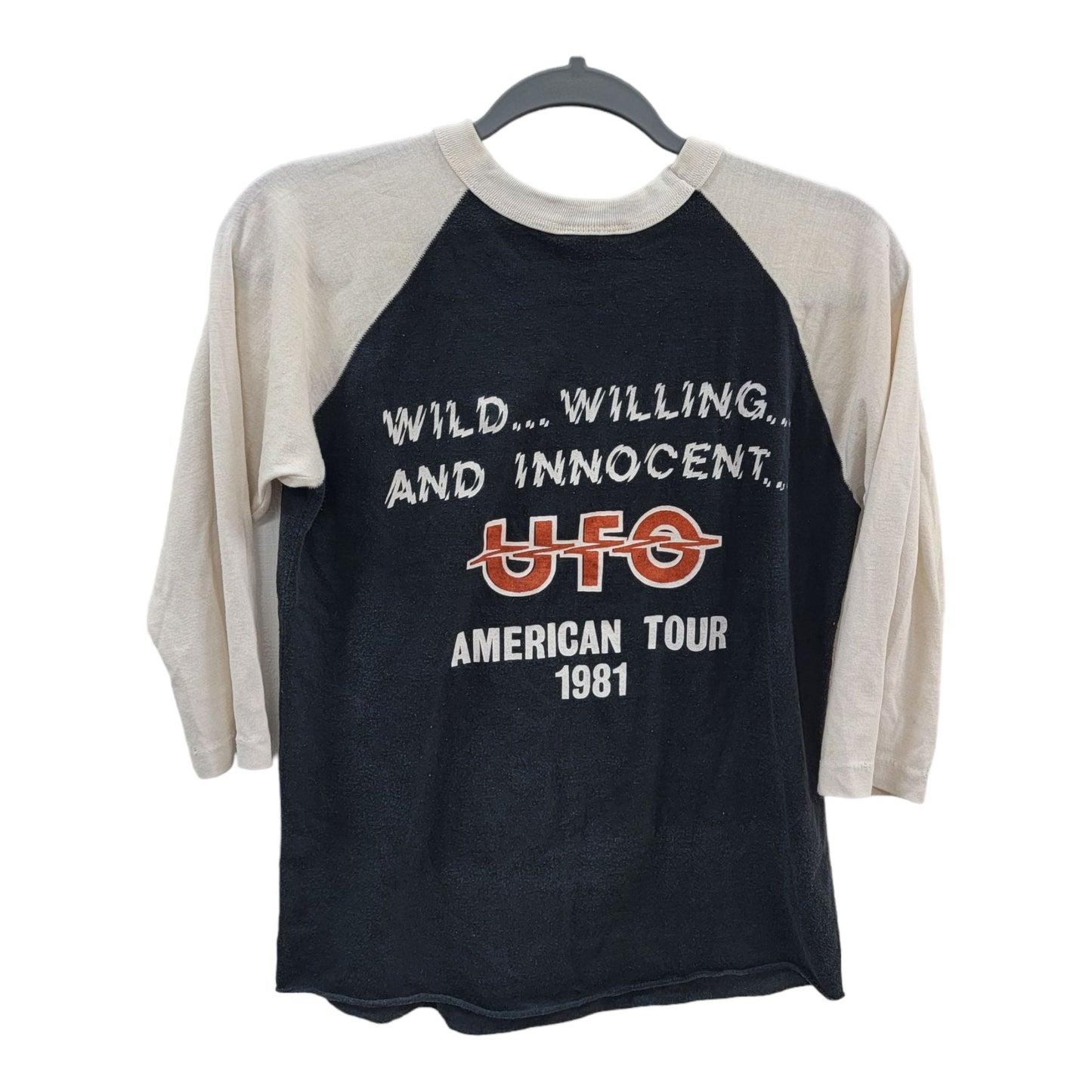 Vintage UFO "Wild Willing Innocent Tour 1981" Shirt