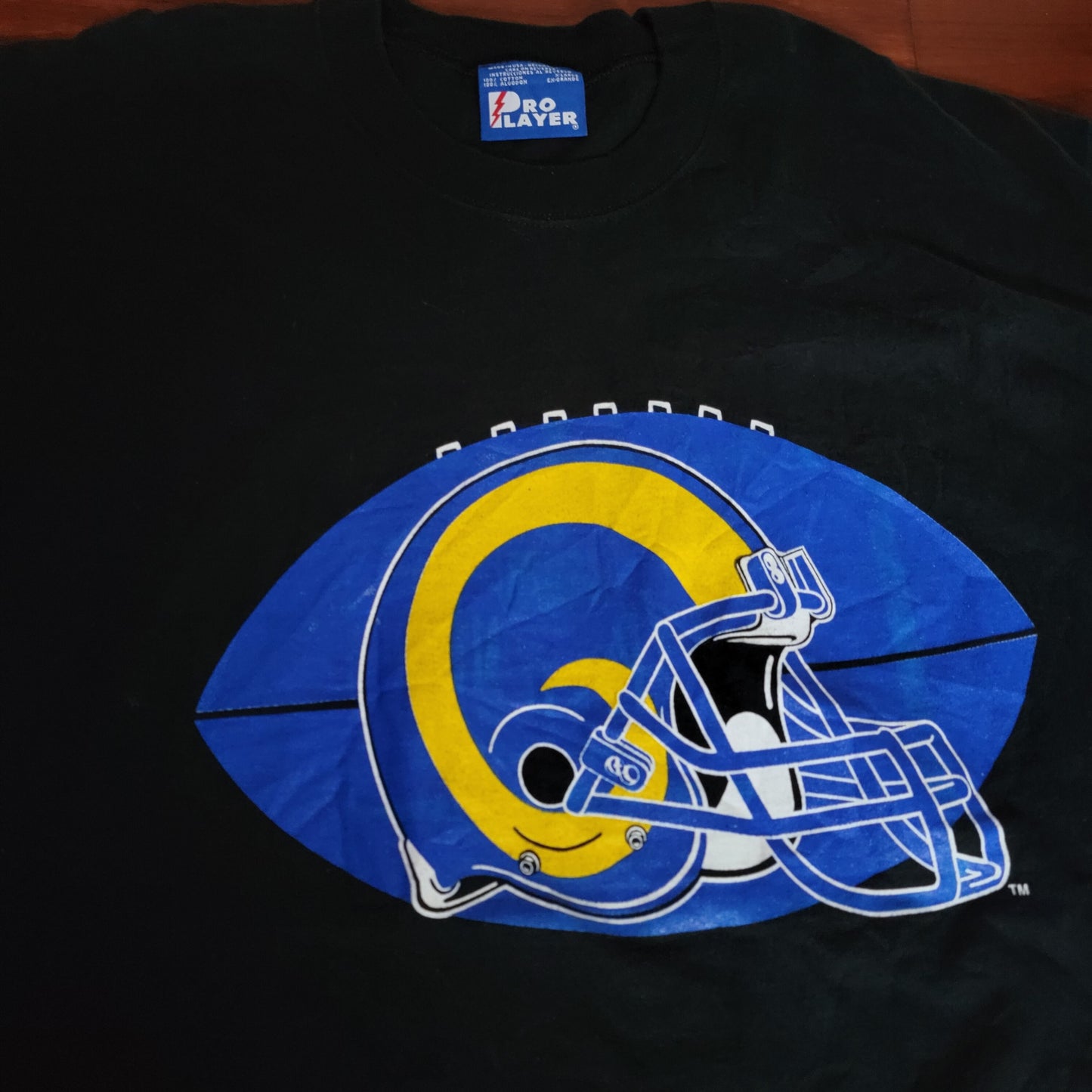 Vintage 1990s Los Angeles Rams Football Pro Player Shirt