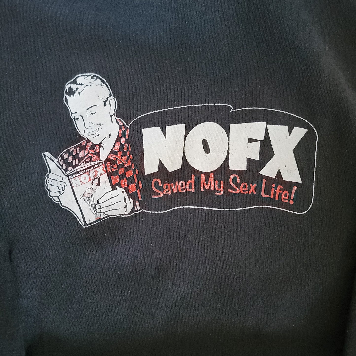 Vintage 1990s NOFX Are Musician Lousy Lovers Punk Hoodie