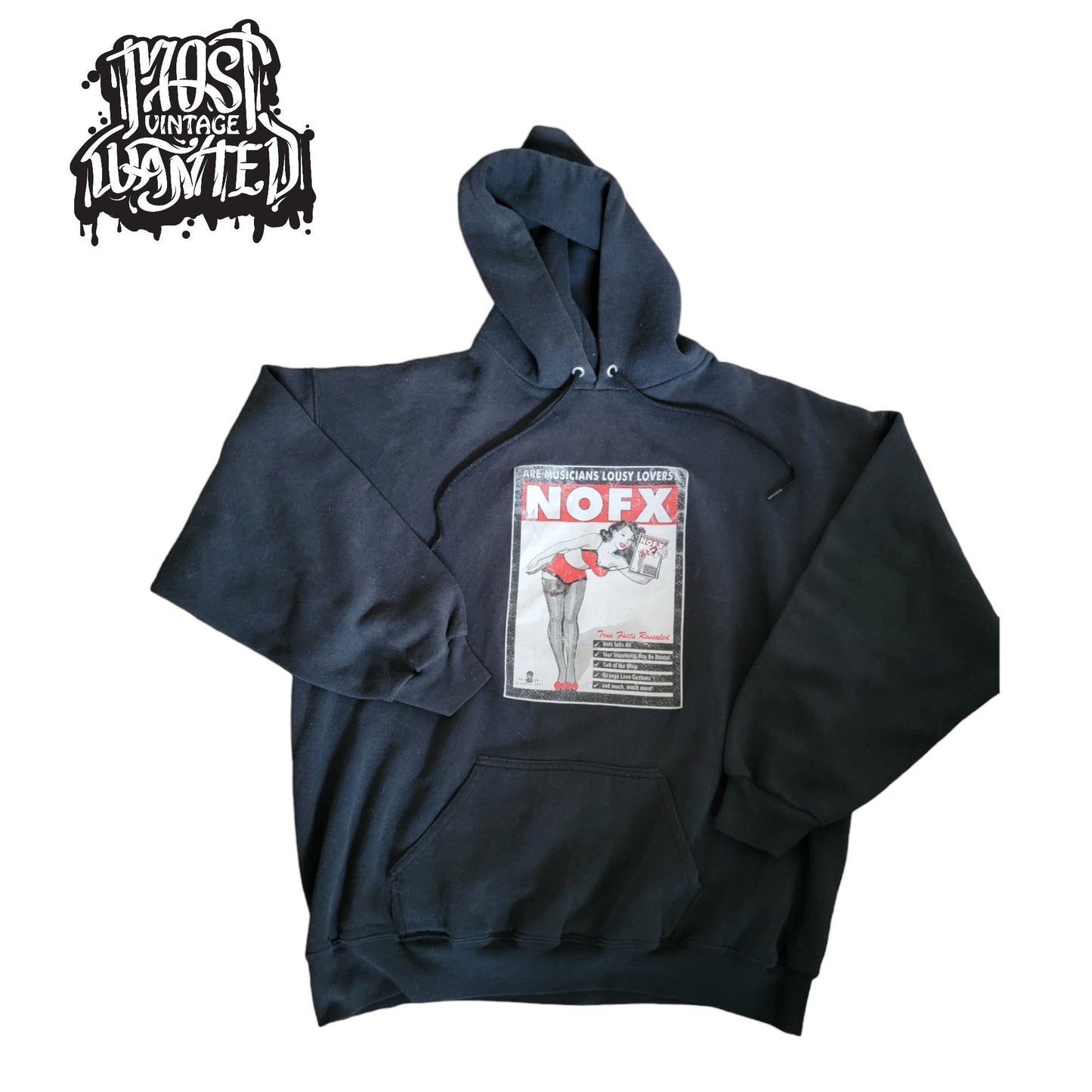 Vintage 1990s NOFX Are Musician Lousy Lovers Punk Hoodie