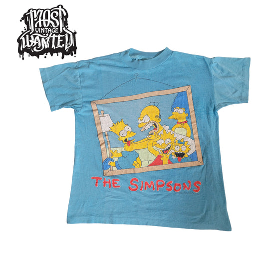 Vintage 1980s The Simpsons Family Cartoon Shirt