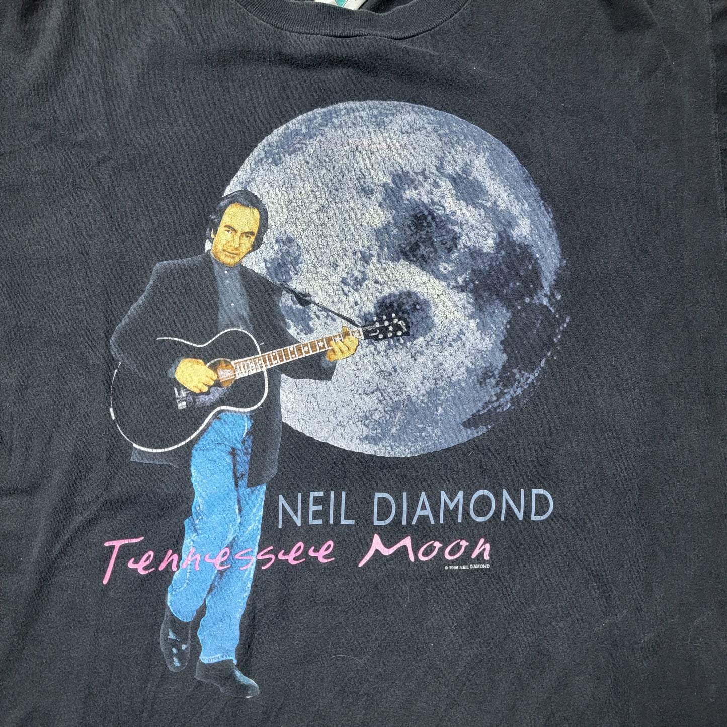 Vintage 1990s Neil Diamond Tennessee Moon '96 Tour Shirt