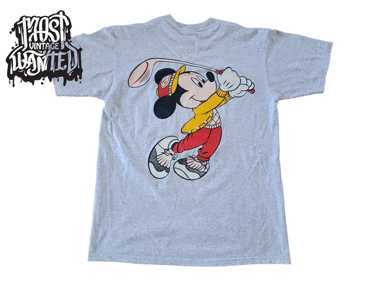 Vintage 1980s Mickey Mouse Golf Velvasheen Shirt