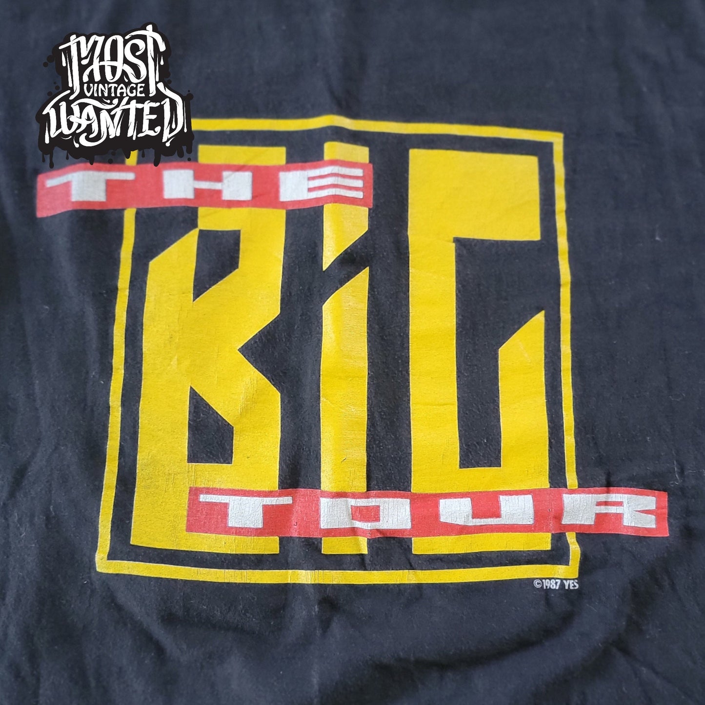 Vintage 1980s YES The Big Tour 87-88 Shirt