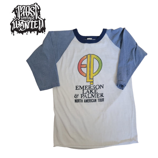 Vintage 1970s Emerson Lake & Palmer "Brain Salad Surgery" Promo shirt.