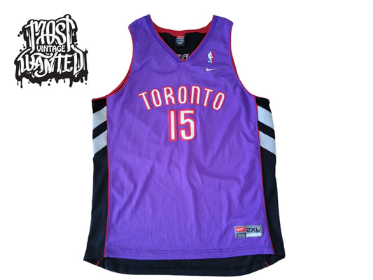 Vintage late 1990s early Y2K Vince Carter Raptors Nike Team Jersey