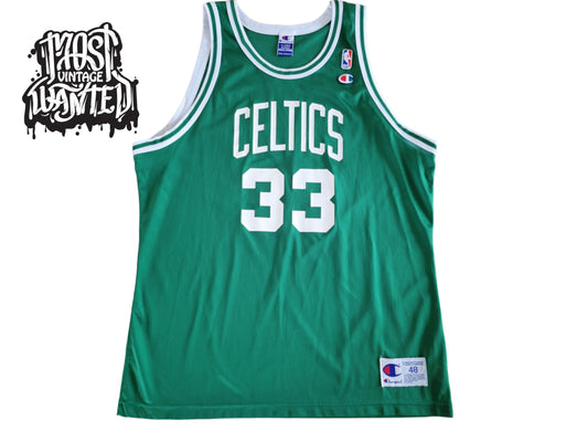 Vintage 1990s Boston Celtics Larry Bird Champion Jersey