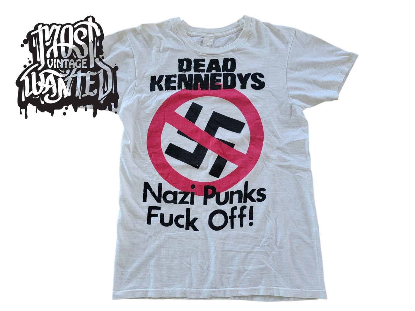 Vintage 1980s Dead Kennedys "Nazi Punks Fuck Off!" Promo shirt.