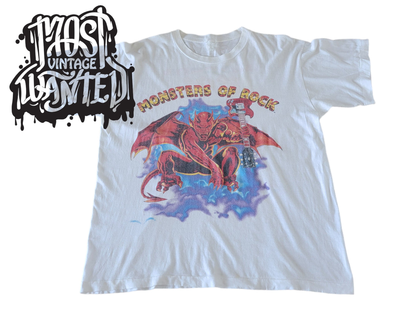 Vintage 1990s Monsters Of Rock Euro Tour Shirt