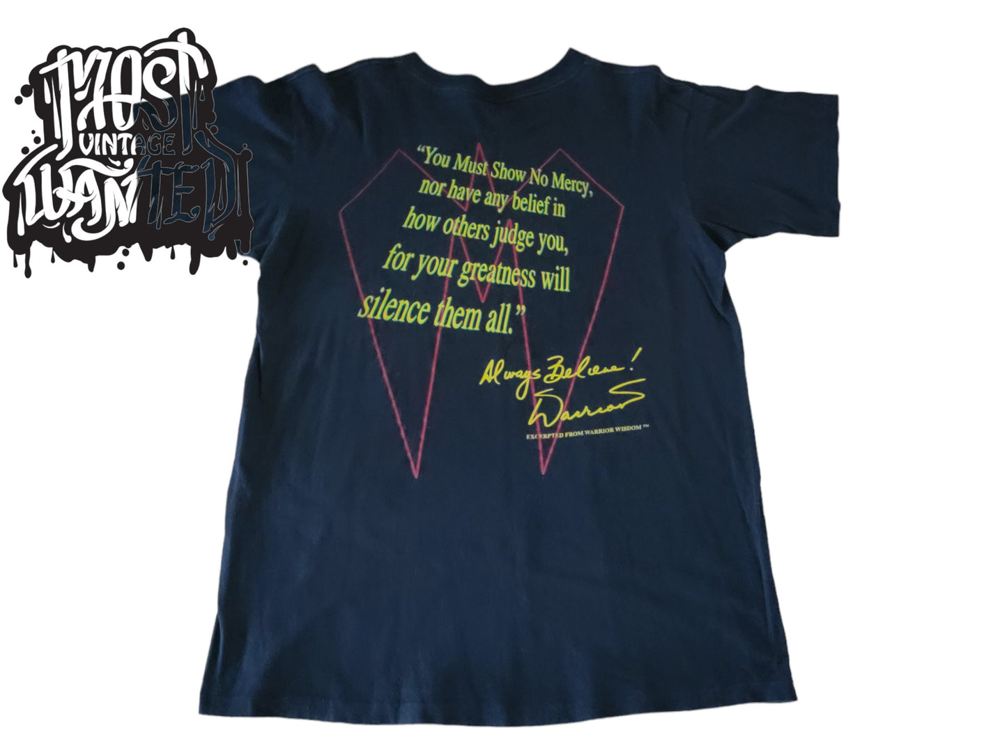 Vintage 1990s WWF Ultimate Warrior "Warrior Wisdom" Shirt