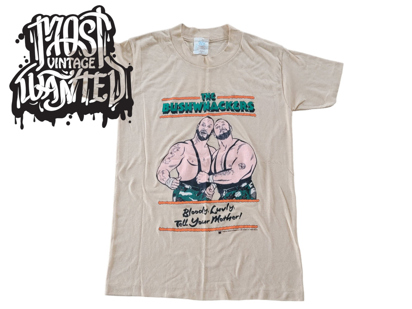 Vintage 1980s Bushwhackers WWF Shirt