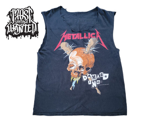 Vintage 1990s Metallica "Damage Inc Tour" Sleeveless Shirt