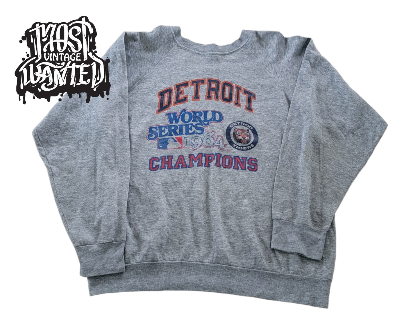 Vintage 1980s Detroit Tigers World Champs Sweatshirt