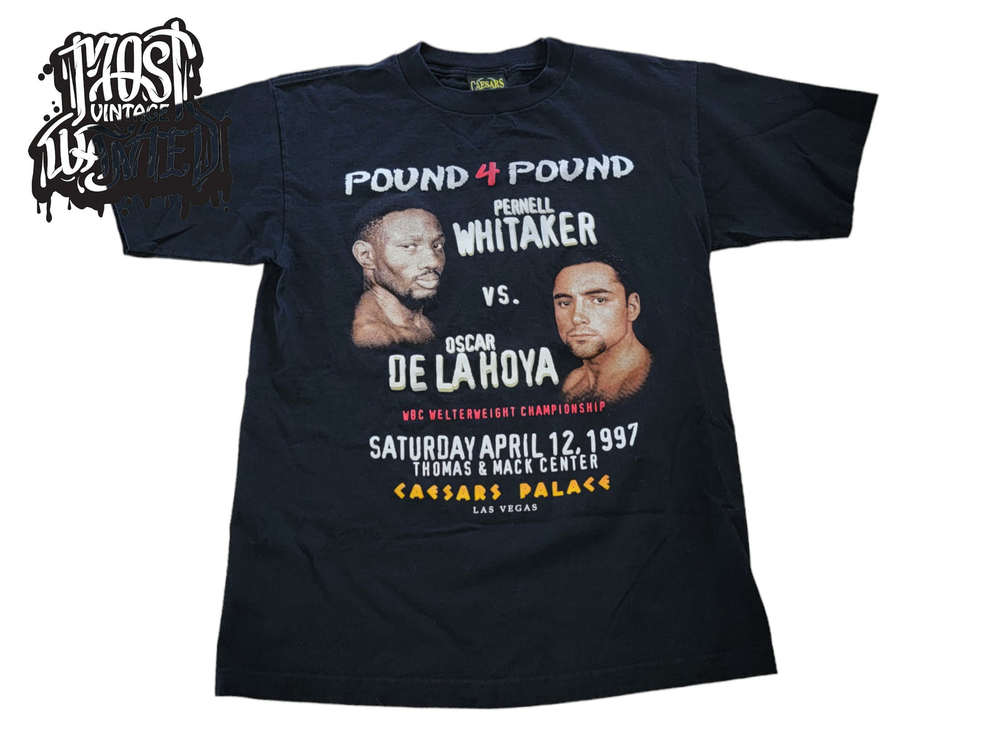 Vintage Boxing T-shirt "Oscar De La Hoya Vs Pernell Whitaker" Promo Shirt