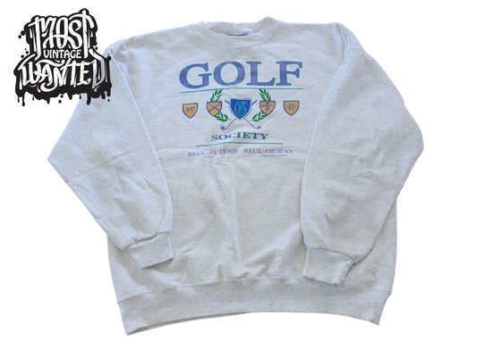 Vintage 1990s Golf Society Crable Sportswear Sweatshirt