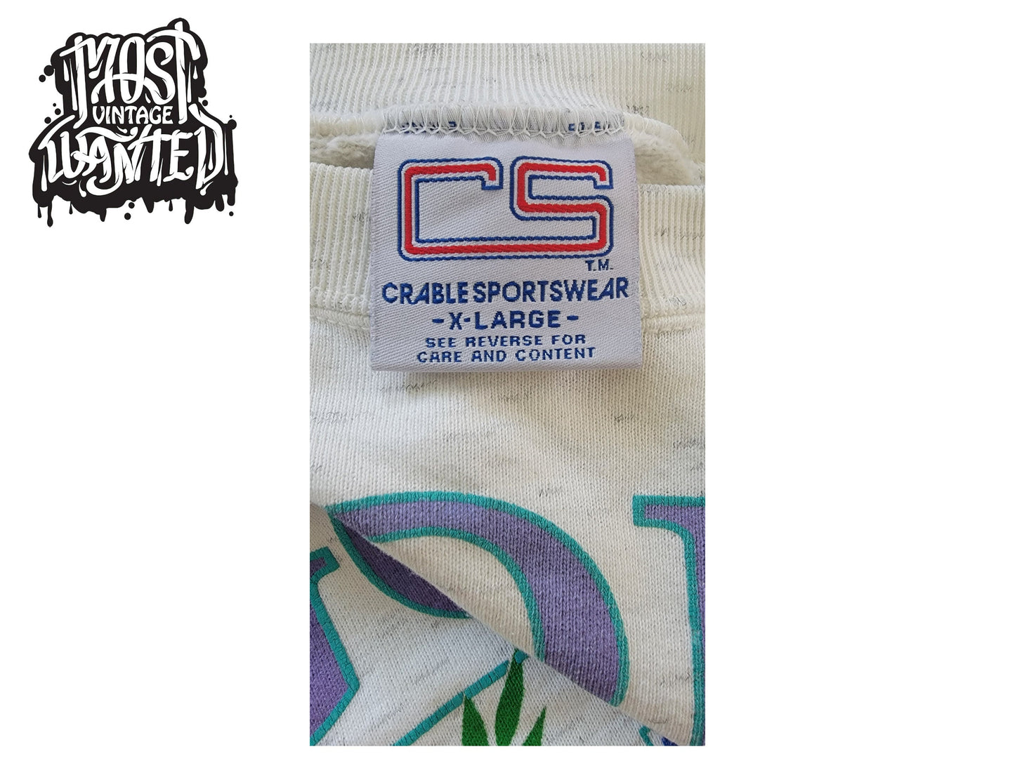 Vintage 1990s Golf Society Crable Sportswear Sweatshirt