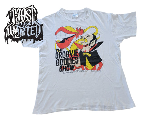 Vintage 1980s "Groovie Goolies Show" Drac Graphic T-shirt.