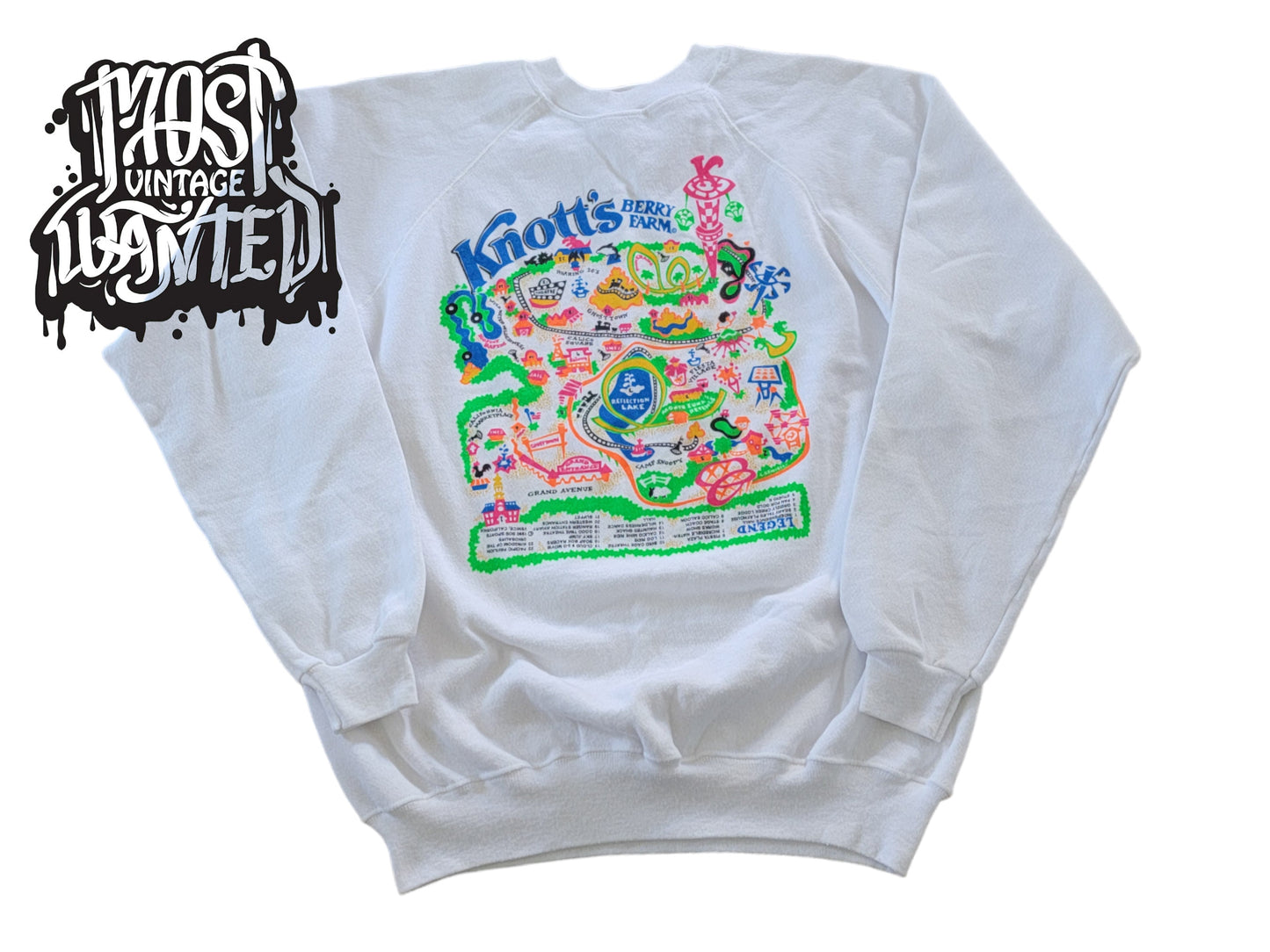 Vintage 1990s Knotts Berry Farm Theme Park Sweatshirt