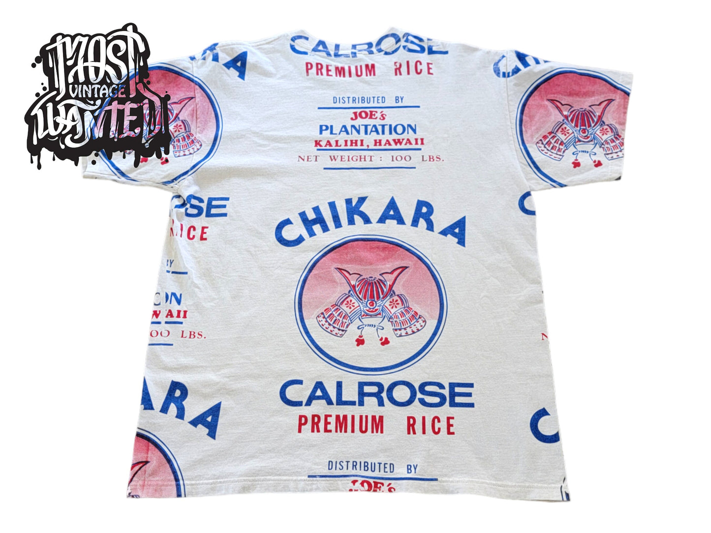 Vintage 1990s Chikara Premium Rice Hawaii AOP Shirt