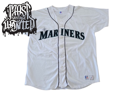 Vintage 1990s Seattle Mariners Russell Jersey