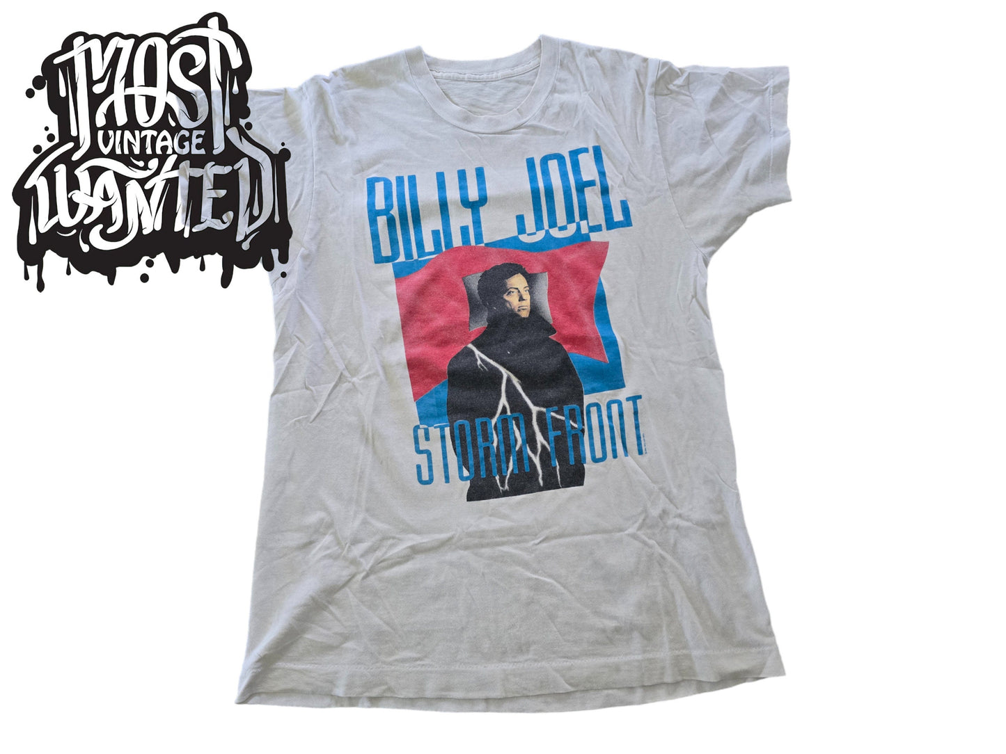 Vintage 1980s Billy Joel "Storm Front" Tour 89-90 Shirt