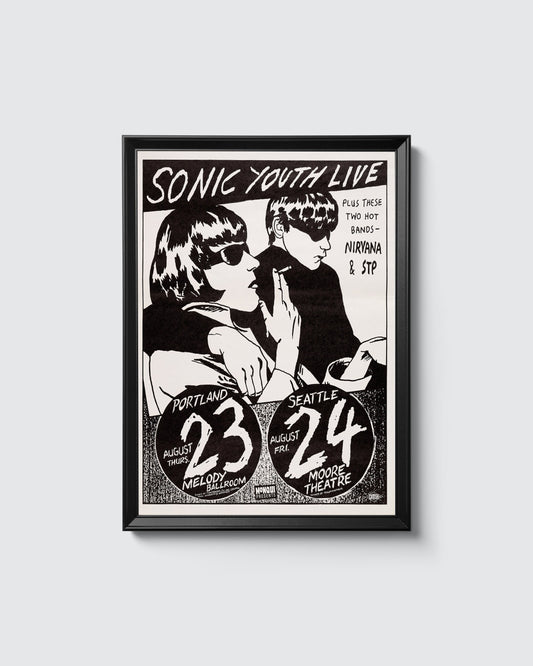 Poster: Sonic Youth Live Reprint 11x14 or 11x18