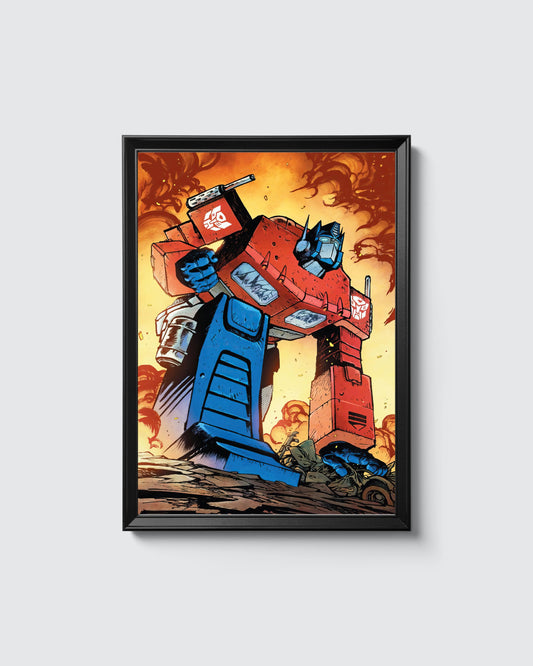 Poster: Optimus Robot Reprint 11x14 or 11x18