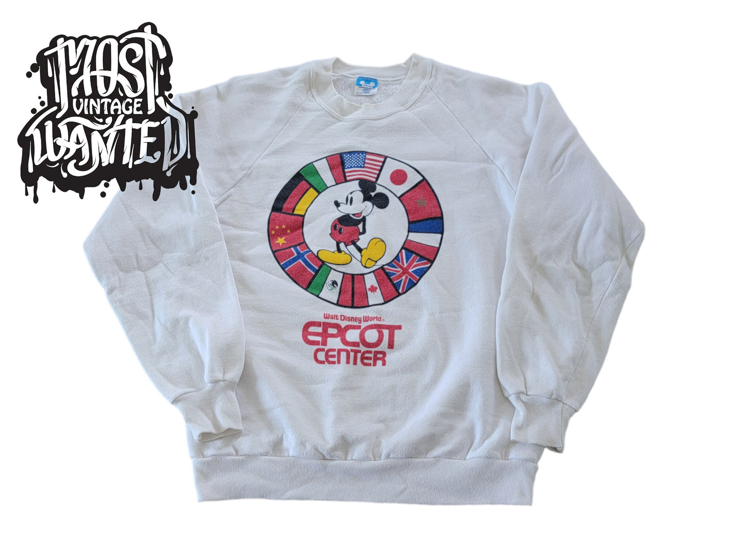 Vintage 1980s Walt Disney World Epcot Center Sweatshirt