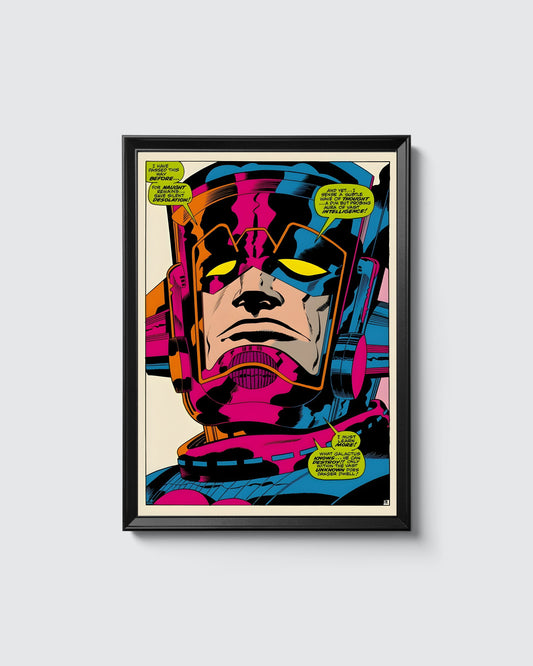 Poster: Galactus Knows Reprint 11x14 or 11x18