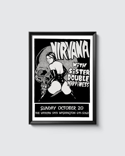 Poster: Grunge Nirvana v.2 Reprint 11x14 or 11x18