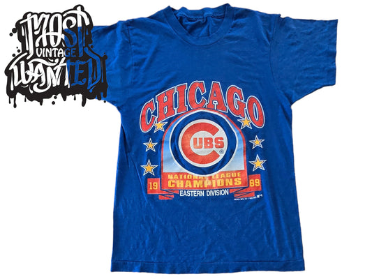 Vintage 1980s Chicago Cubs Division Champions Shirt