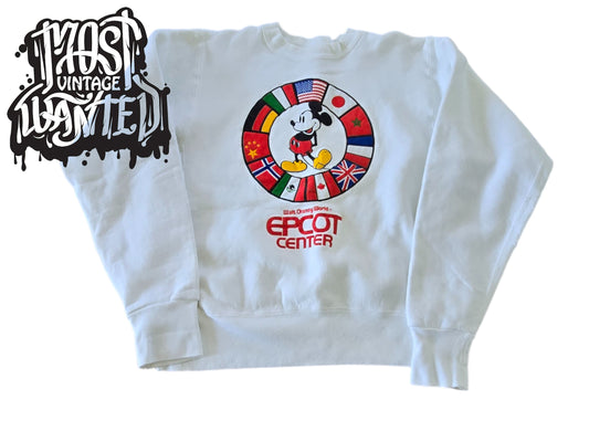 Vintage 1990s Walt Disney World Epcot Center Sweatshirt