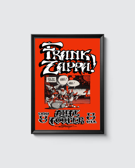 Poster: F. Zappa Cal State Fullerton Concert Reprint 11x14 or 11x18