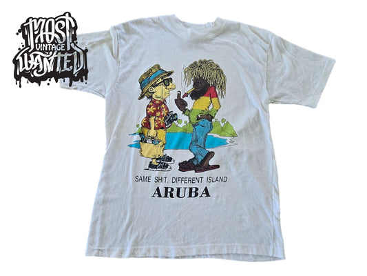 Vintage 1990s Aruba "Same Shit Different Island" Shirt