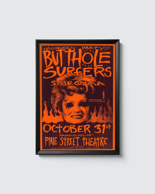 Poster: Butthole Surfers Reprint 11x14 or 11x18