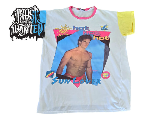 Vintage 1980s Chippendales "Sun Lover" Shirt.