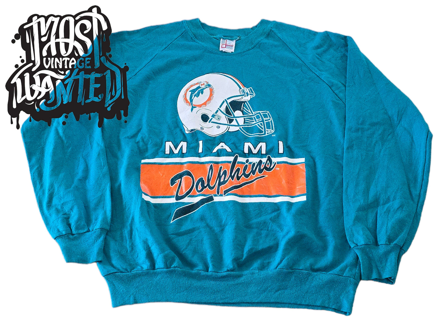 Vintage 1990s Miami Dolphins Graphic Sweatshirt