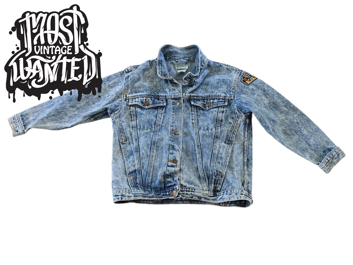 Vintage 1990s New Kids On The Block "Hangin Tough" Tour Denim Jacket