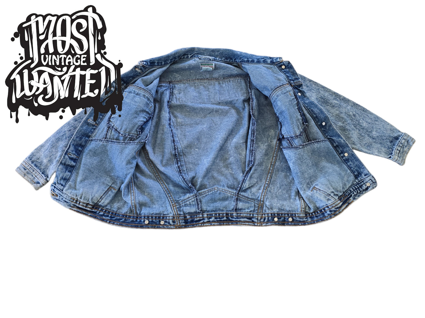 Vintage 1990s New Kids On The Block "Hangin Tough" Tour Denim Jacket