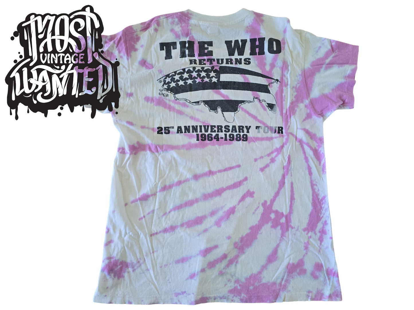 Vintage 1980s The Who 25th Anniversary "1989 Reunion Tour" Shirt