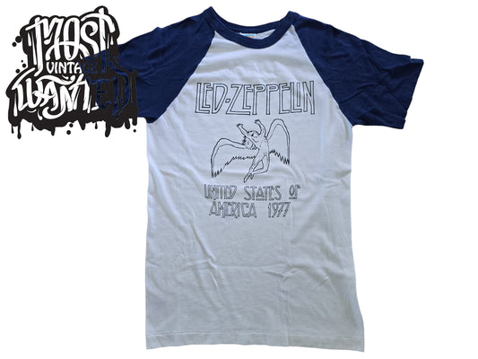 Vintage 1970s Led Zeppelin USA 1977 Shirt