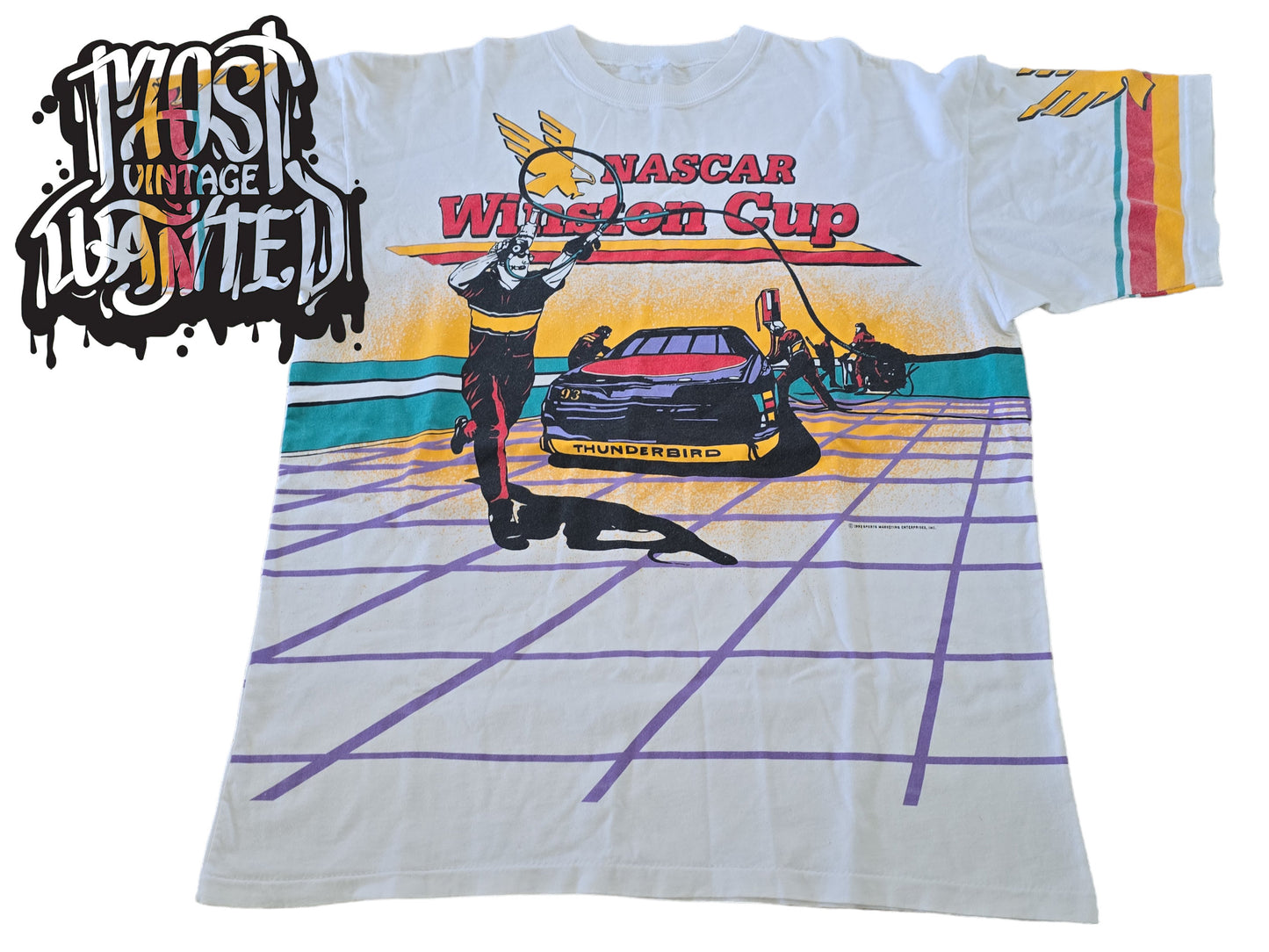 Vintage 1993 Nascar Winston Cup AOP Shirt