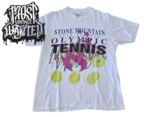 vintage 1990s Atlanta Summer Games "Olympic Tennis" Shirt