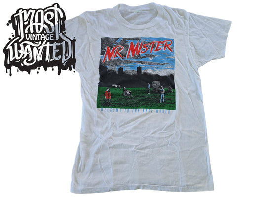 Vintage 1980s Mr. Mister "Welcome To The Real World" T-shirt