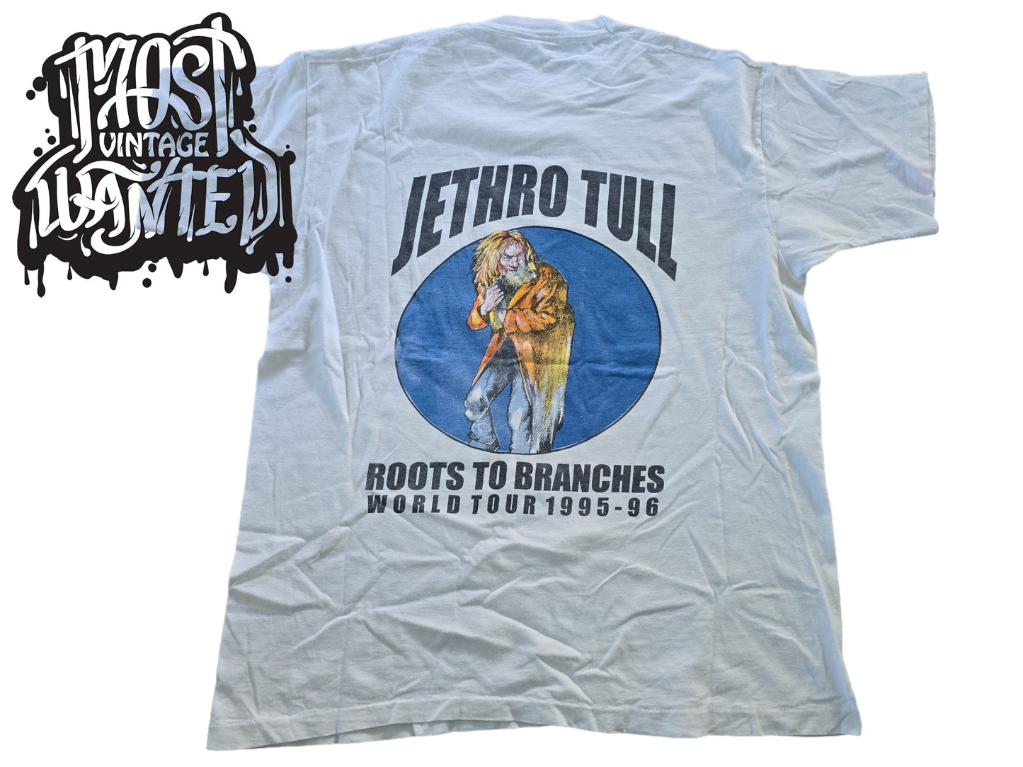 Vintage 1990s Jethro Tull "Roots to Branches 1995-96 Tour" Shirt